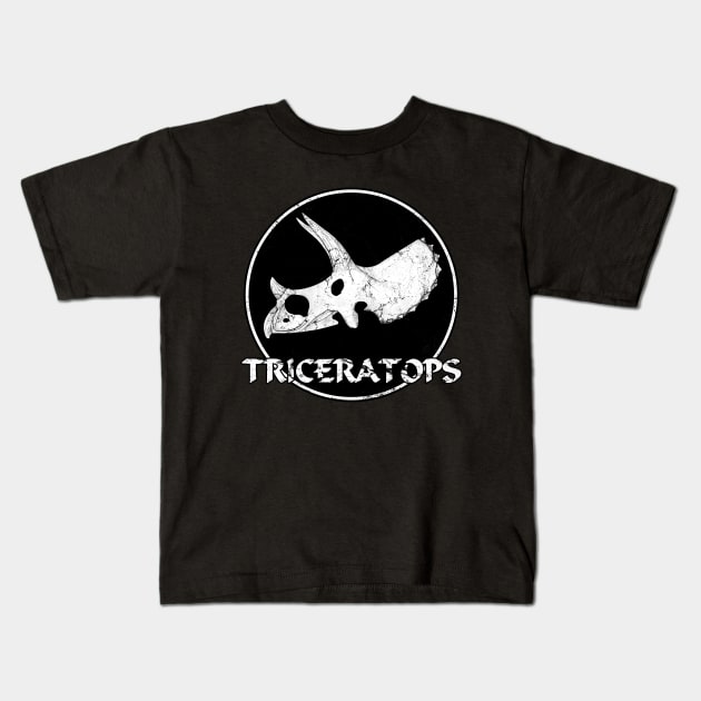 Triceratops Kids T-Shirt by NicGrayTees